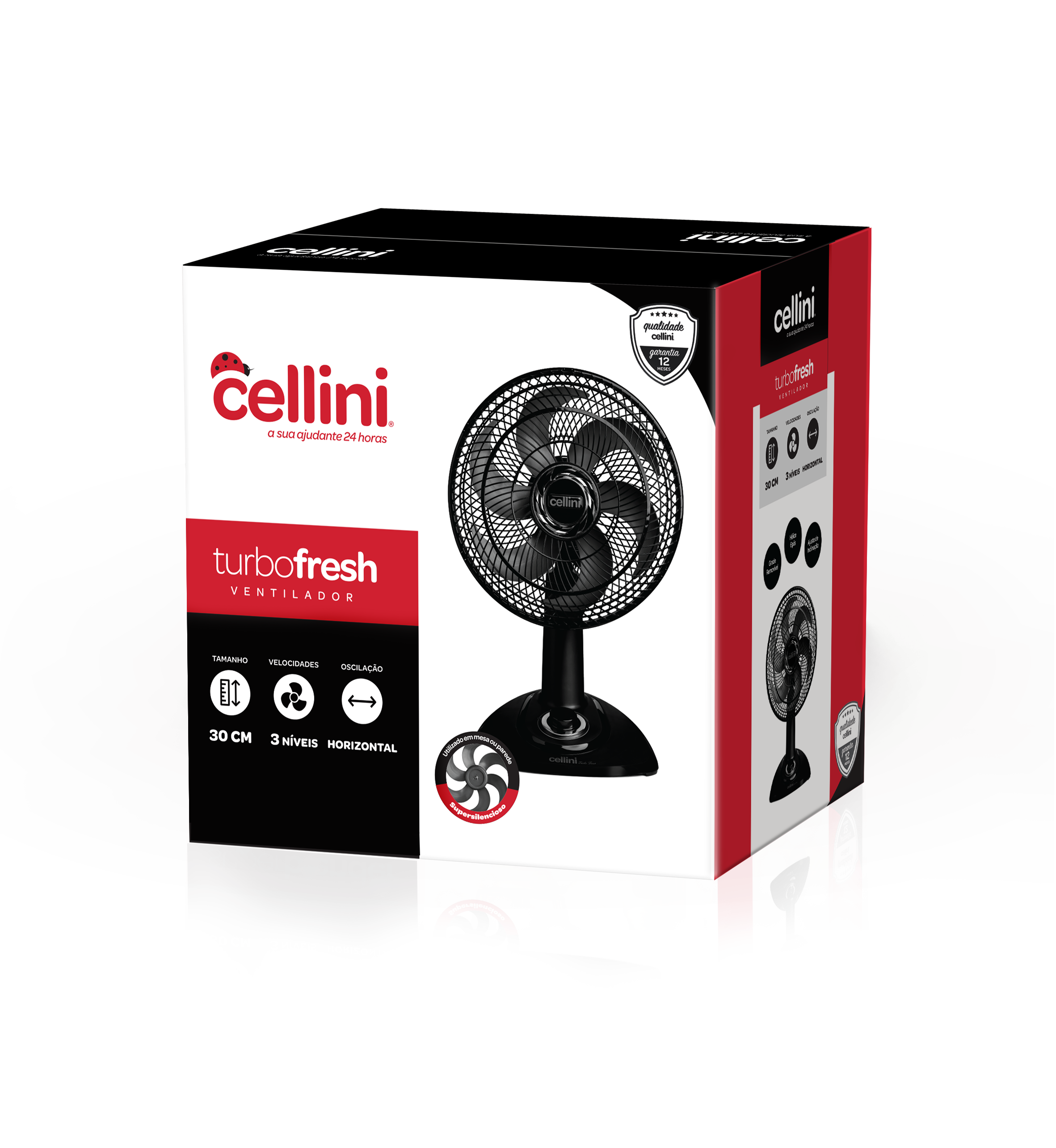 embalagem ventilador